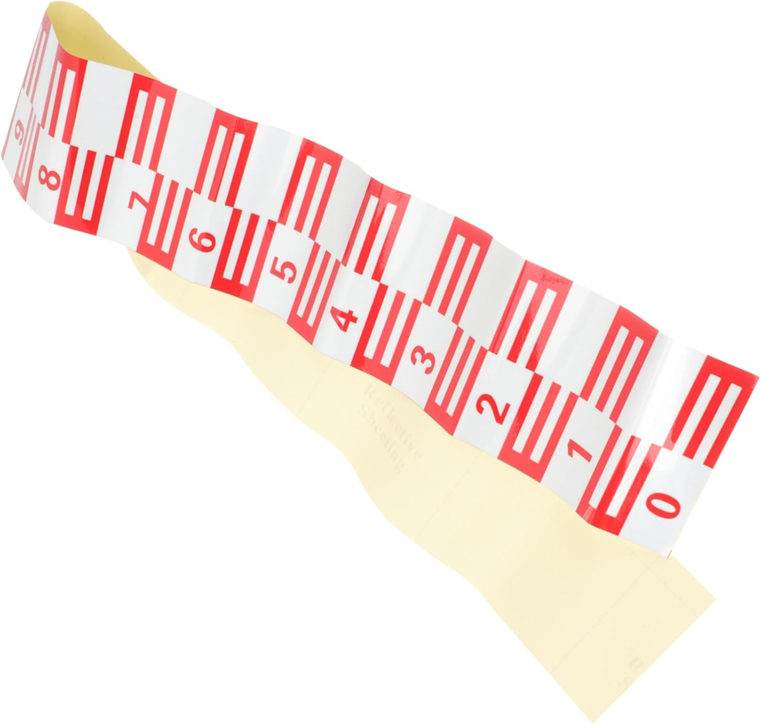 Mipcase Water Level Gauge for Pool Reflective Self-Adhesive Measuring Sticker Corrosion-Resistant Marking Tool for Accurate Water Depth Monitoring image number 4