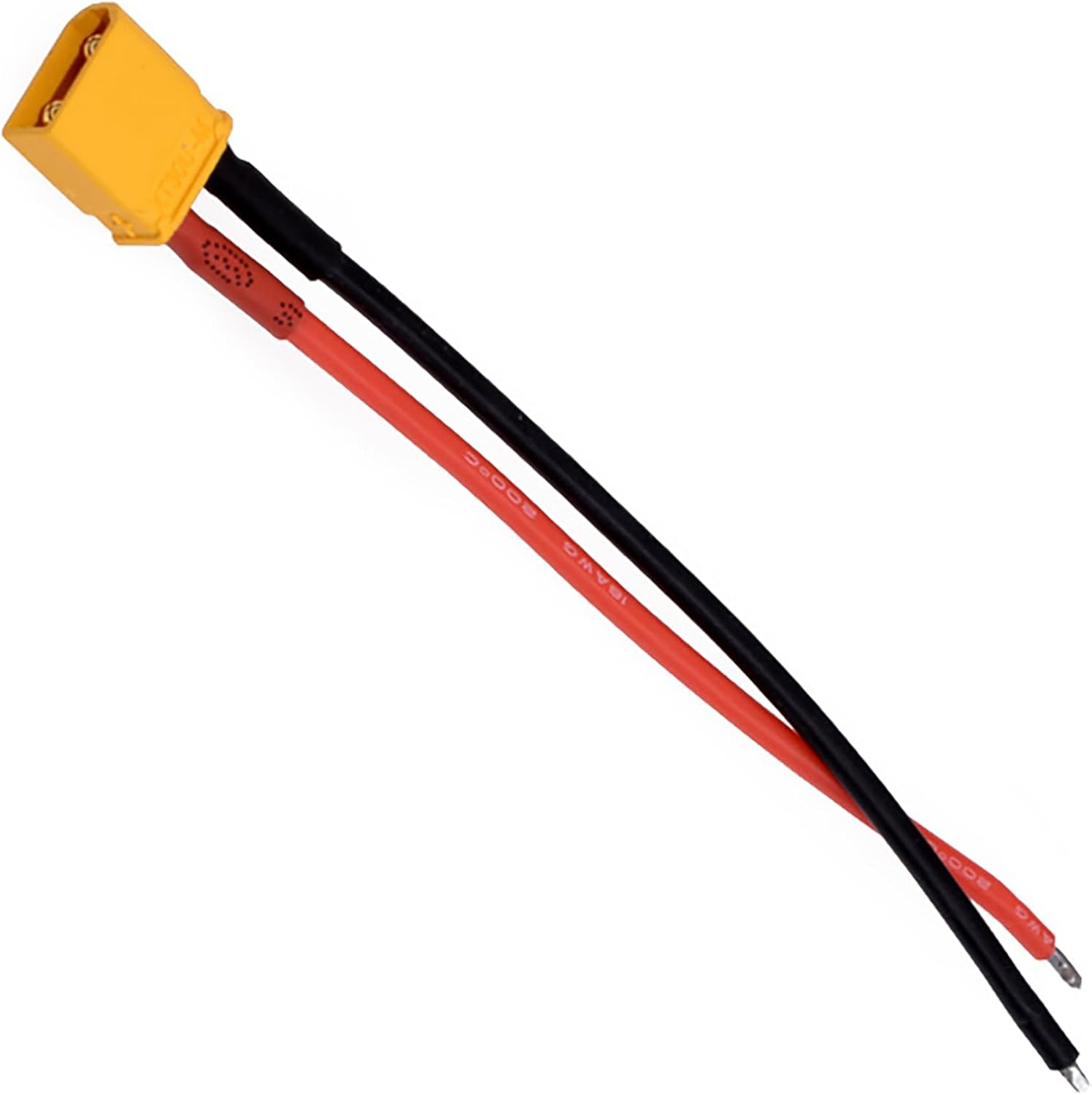 Tunghey 2Pack 20AWG XT30 Pigtails XT30 Connector with Wire 150Mm Silicon Wire XT 30 Plug Male and Female Connector for RC Lipo Battery FPV Racing Drone image number 4