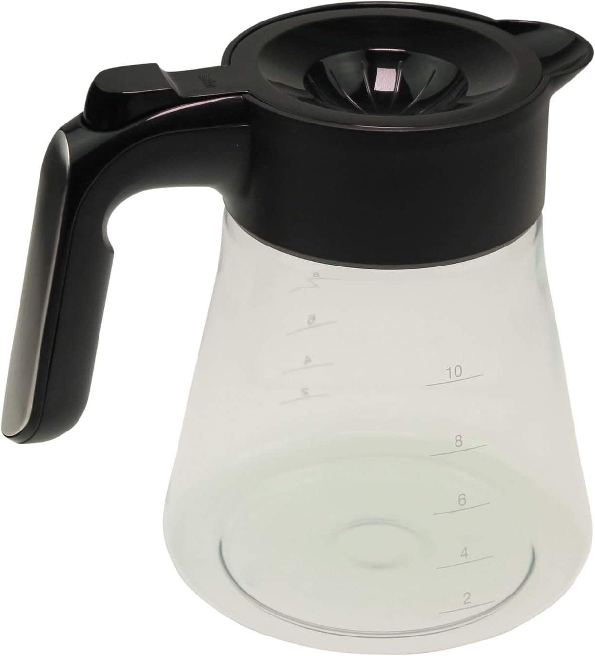 Glass Jug Compatible With/Replacement Part for Braun 7313216554 KF9050 KF9170 Multiserve Coffee Machine