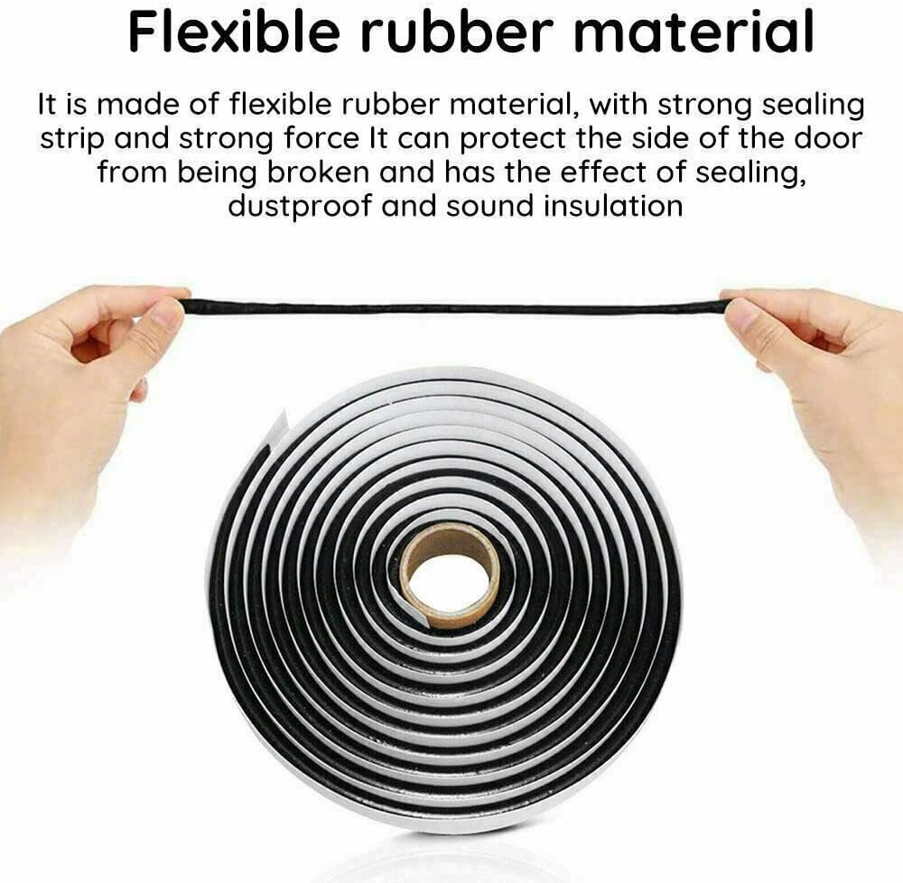 4M Butyl Rubber Glue Sealant Roll Car Door Headlight Retrofit Sealing Seal Strip image number 1