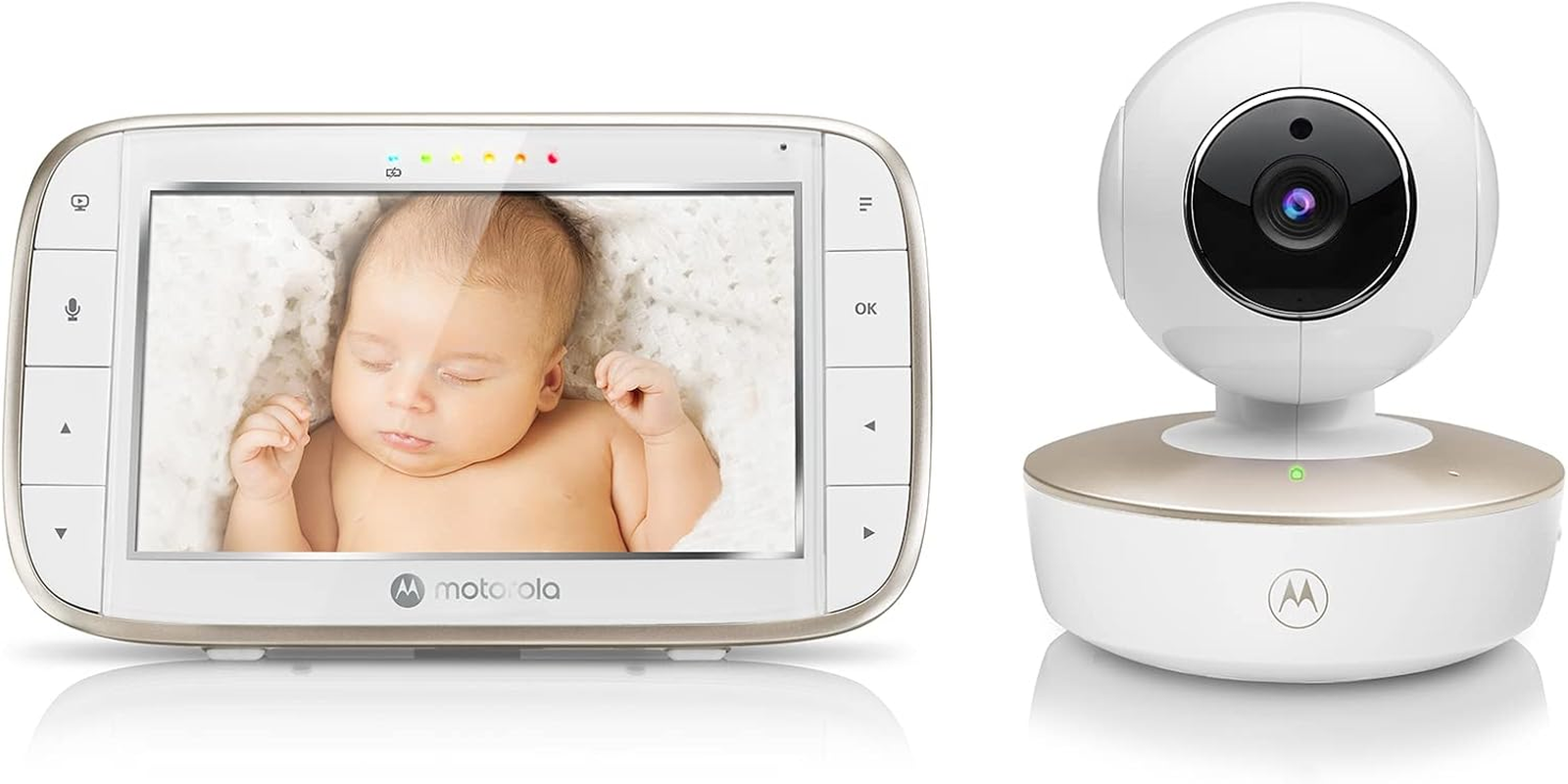 Motorola Nursery VM 855 Connected Wifi Video Baby Monitor - with Motorola Nursery App and 5-Inch Parent Unit - Night Vision, Temperature and Two-Way Talk image number 1