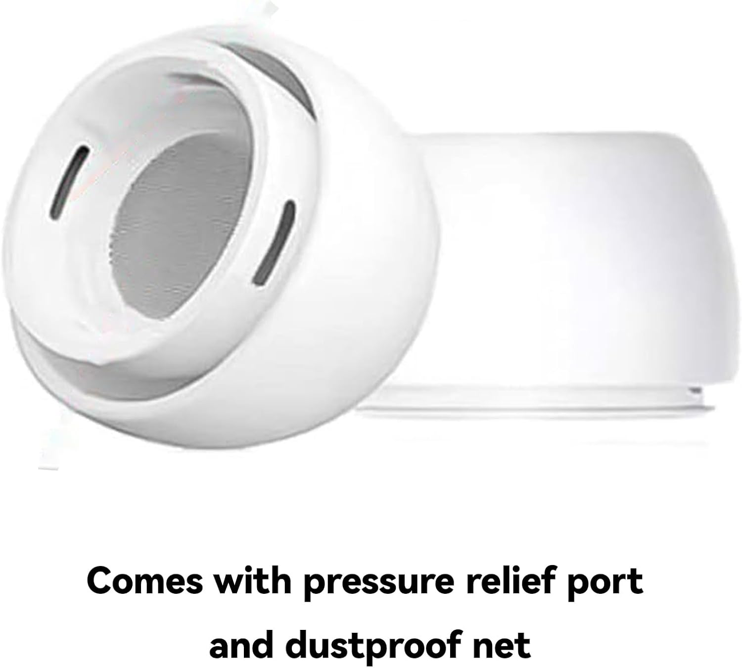 Tzylomirx 4 Pair Replacement Ear Tips for Airpods Pro/Pro 2Nd with Noise Reduction Hole, Silicone Material, Built - in Dust Guard Screen, Includes Cleaner Pen Kit, 4 Sizes (Xs/S/M/L)-White image number 2