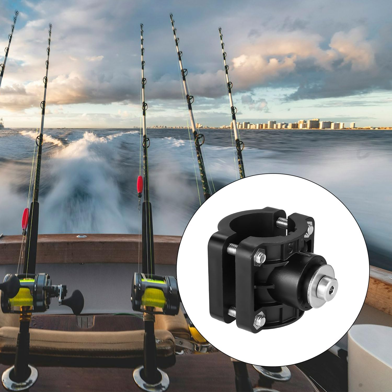 0 Degree Pole Mount Accessories, for Panoptix Lvs32-Transducer for Livescope plus LVS34 and System Replace 010-13228-03 0101322803 for Livescope Ice Fishing Bundle and Associated System image number 3