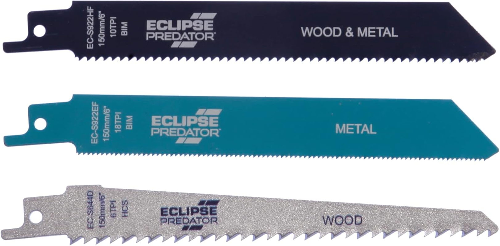 Eclipse Professional Tools EMFH4PS Multi-Function Handle and Reciprocating Saw Blade Set, Handsaw for Cutting Wood, Metal and Nail Embedded Wood
