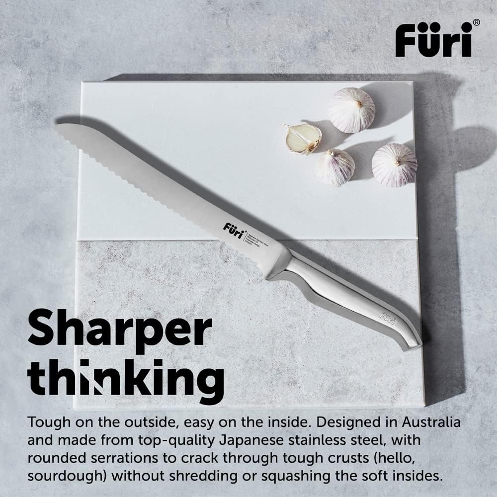 Furi Stainless Steel Pro Bread Knife, 20 Cm Size image number 1