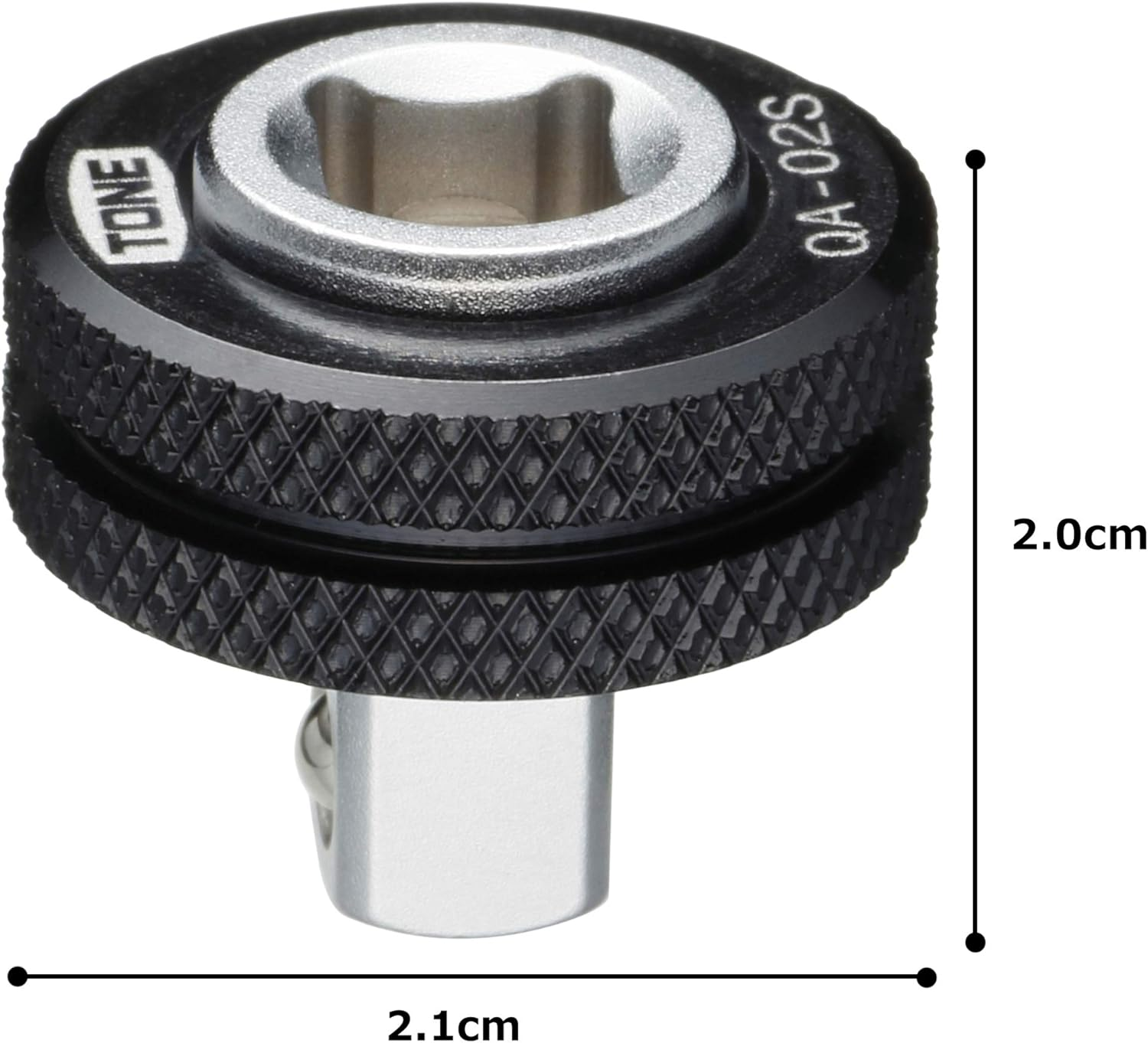 TONE QA-02S Quick Adapter, 1/4 Inch (6.35 Mm), Black image number 3