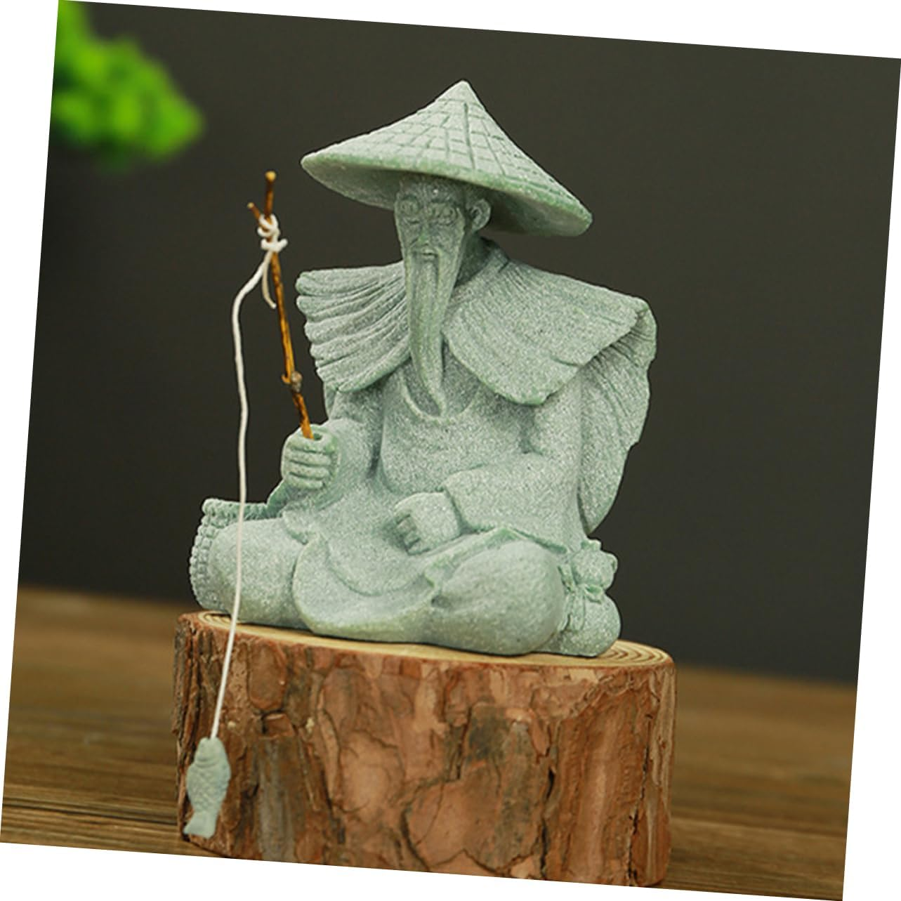 Fish Tank Ornament Fisherman Statue Garden Decor Desktop Ornaments Home Decor image number 5