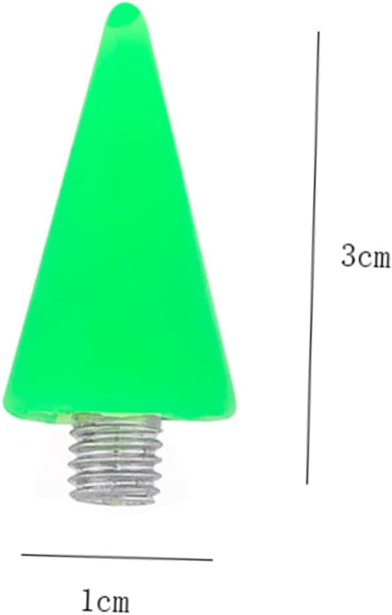 Baluue Acrylic Dotting Pen Replacement Head Set 3Pcs Green Nail Art Tools for Manicure Wax Head Dotting Pen for Rhinestones Picking and Diy Nail Designs - Green image number 2