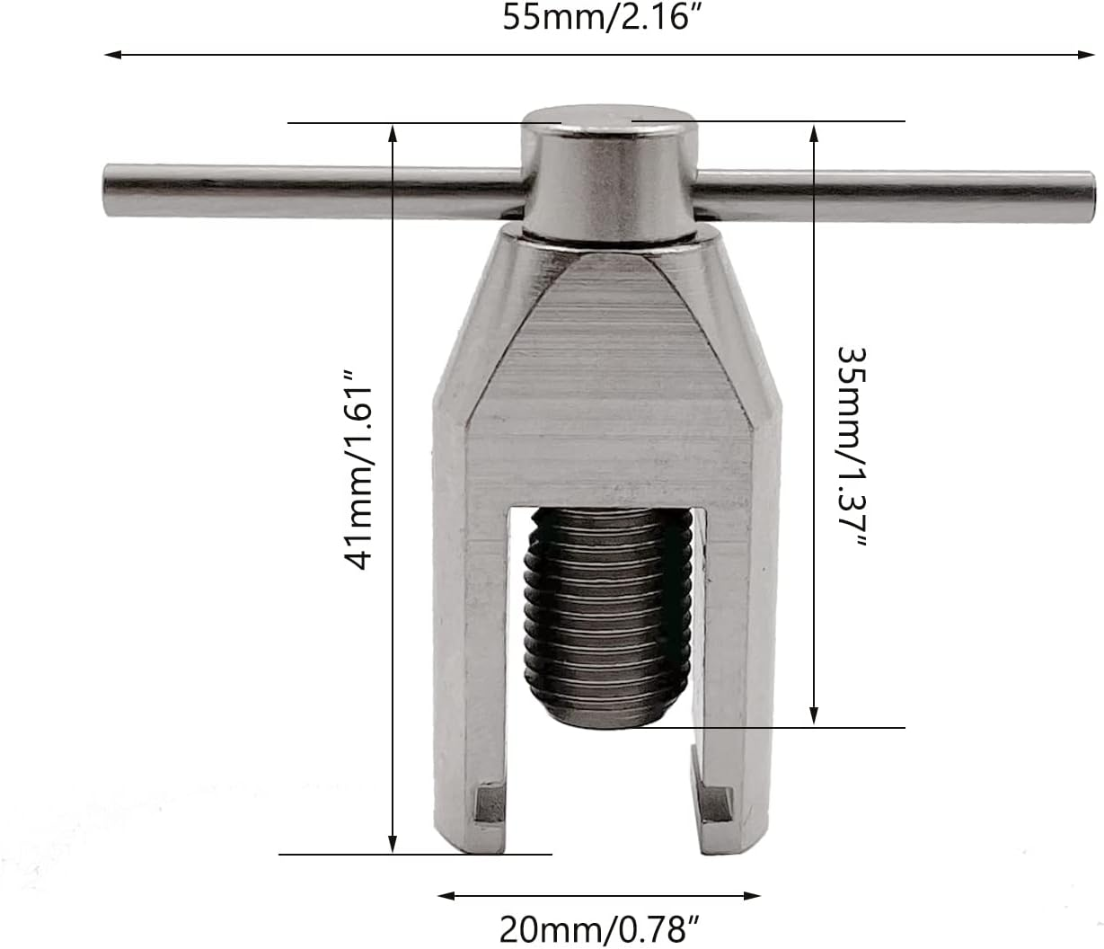 YGFRSTO RC Modeling Tool - Motor Pinion Gear Puller Remover Set - Aluminium Material - Aluminum Alloy Handle image number 6