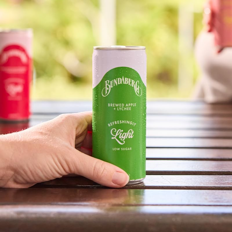 Bundaberg Refreshingly Light Apple & Lychee 24 X 250Ml image number 6
