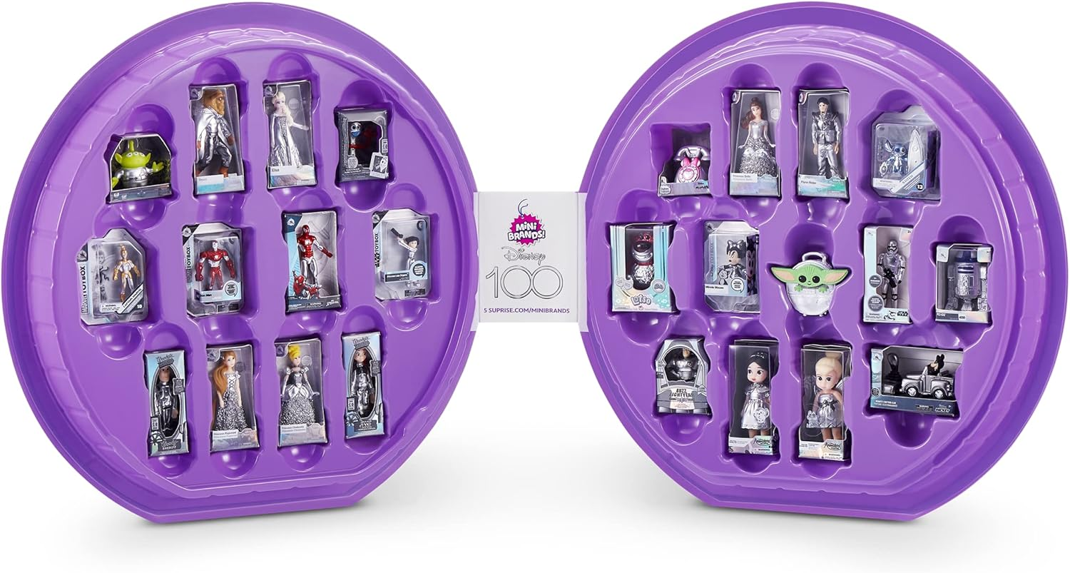 Disney Platinum 100 Years of Wonder, Mini Brands Limited Edition Collector'S Case, Store and Display 100Th Anniversary Surprise Collectible Toys - Disney 100 image number 6