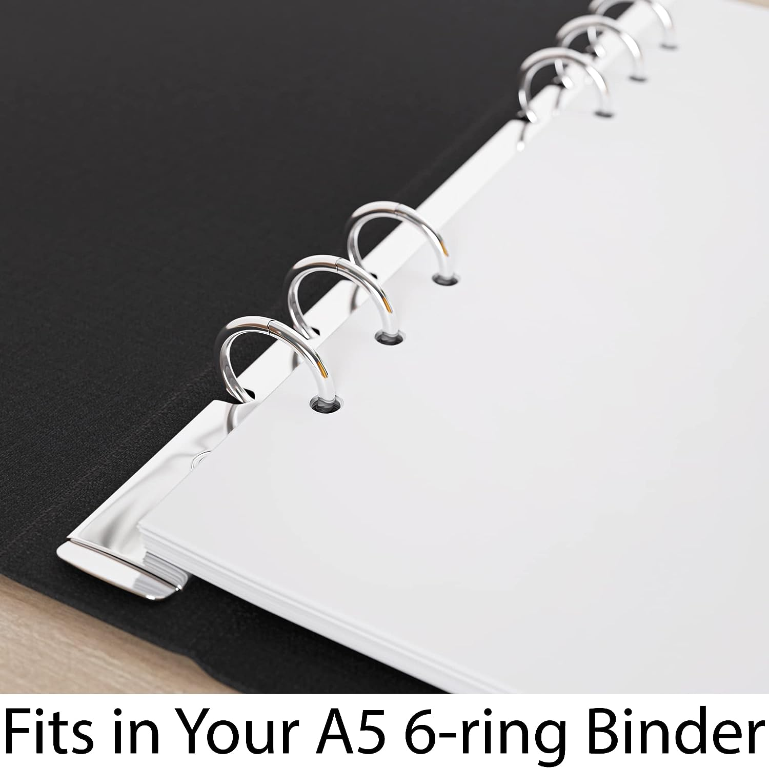 A5 Blank Paper - 250 Sheets - 6 Hole Punched for Filofax, A5 Planners, Organizers, and Binders - 100 GSM (24 Lb.) - 148Mm X 210Mm (5.83" X 8.27") image number 4