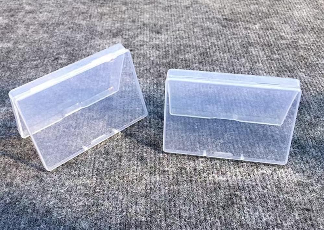 Business-Card-Holders, Transparent, 3.7 X 2.5 X 0.5IN(8 PCS), Compact image number 2