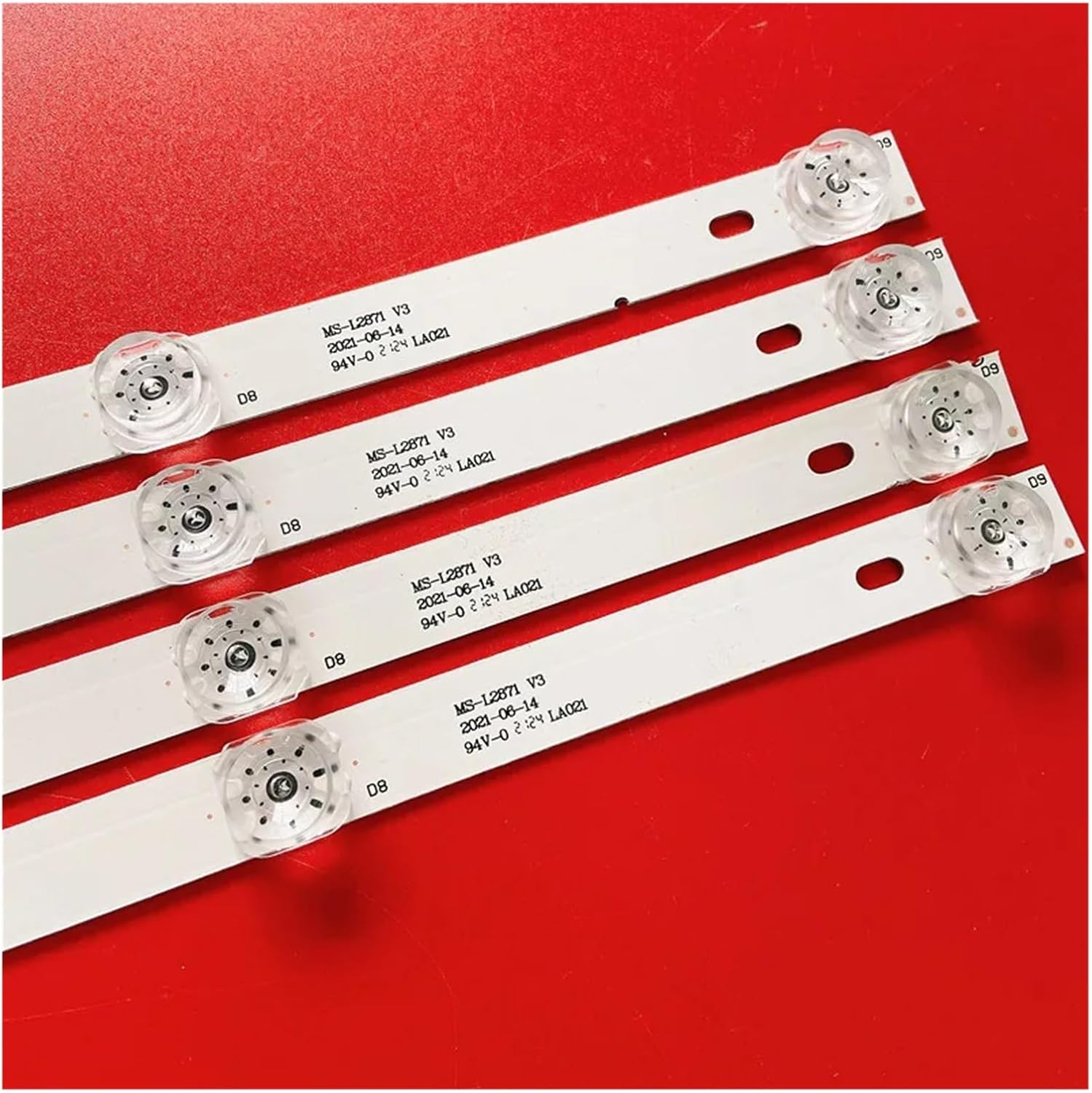 LED Backlight Strips for W.I/DE WV500UHD-E01 MS-L2871 V3 3AS9CY91316 LA021 for Tele.Fun/Ken TF-LED50S84T2SU 43MK-C50005-23V4 LED50M01SU (Color : Kit 4Pcs for 1 TV) image number 3