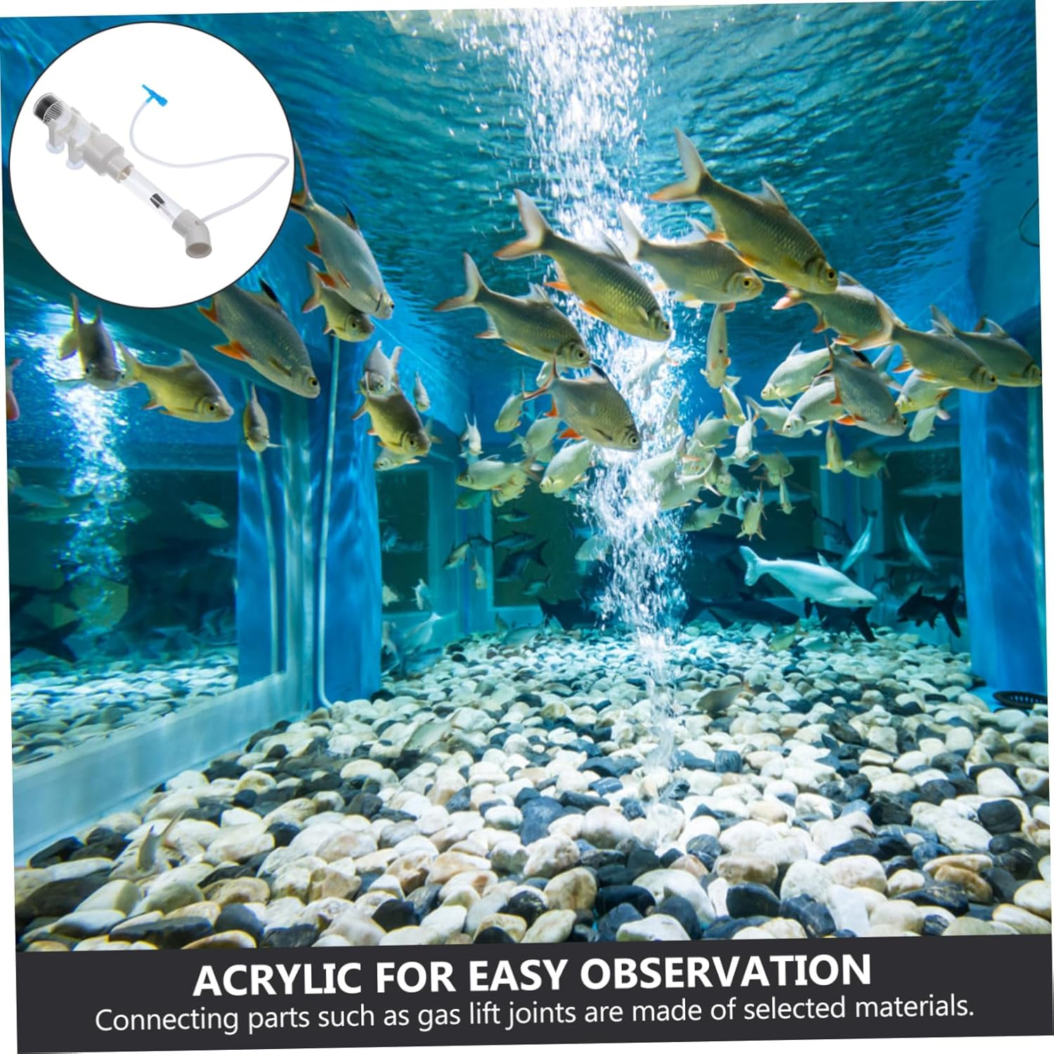 GANAZONO Cichlid Fish Egg Incubator Tube Acrylic Breeding Hatchery for Aquarium Aquatic Pets Prevent Female Fish Feeding Eggs Transparent Hatchery Device image number 6