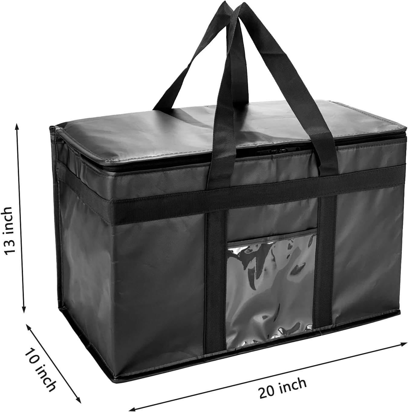 'Yalin XXXL Large Insulated Cooler Bag, Styrofoam Cooler of Keep Food Hot or Cold, Reusable Double Zipper Food Delivery Bag for Grocery Shopping, 23'' W X 15'' H X 14'' D' image number 5