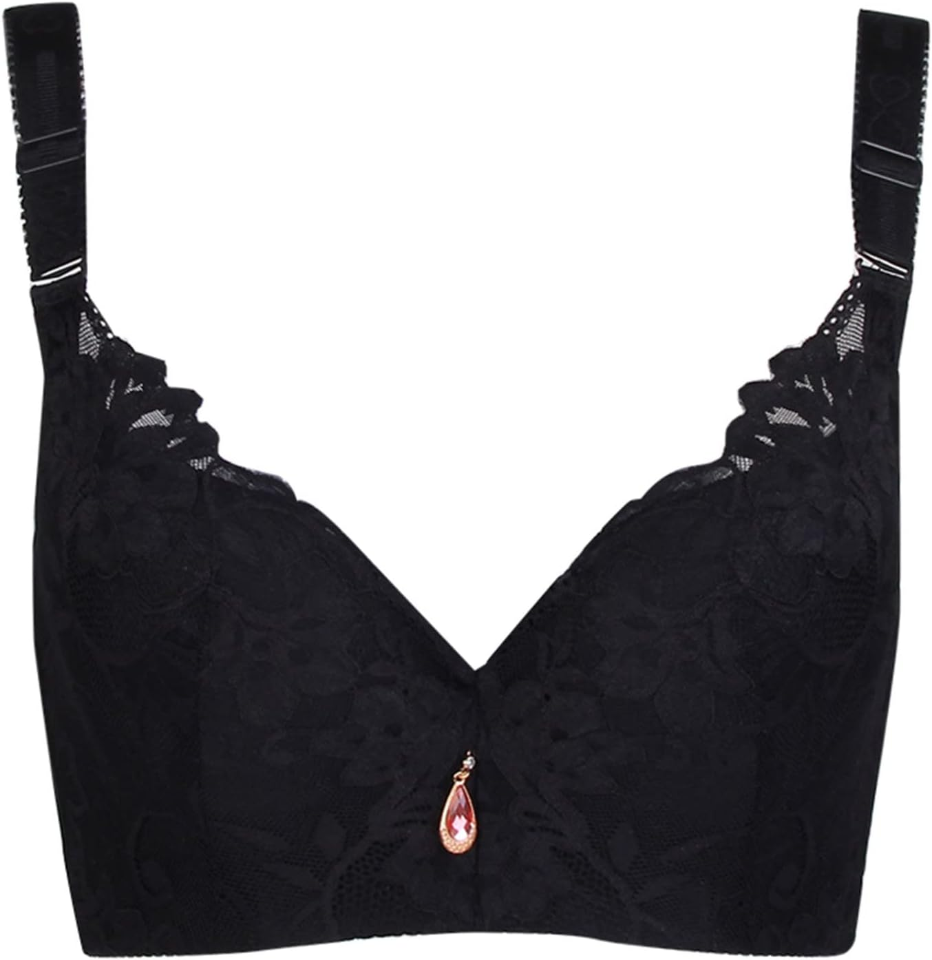 Sports Bra Womens Bras Wired and Ped Maternity with Support Backless plus Size Front Fastening Wireless Firm Strapless Ladies Lace Trendy Underwired Push up Non Clear Back Strap image number 3