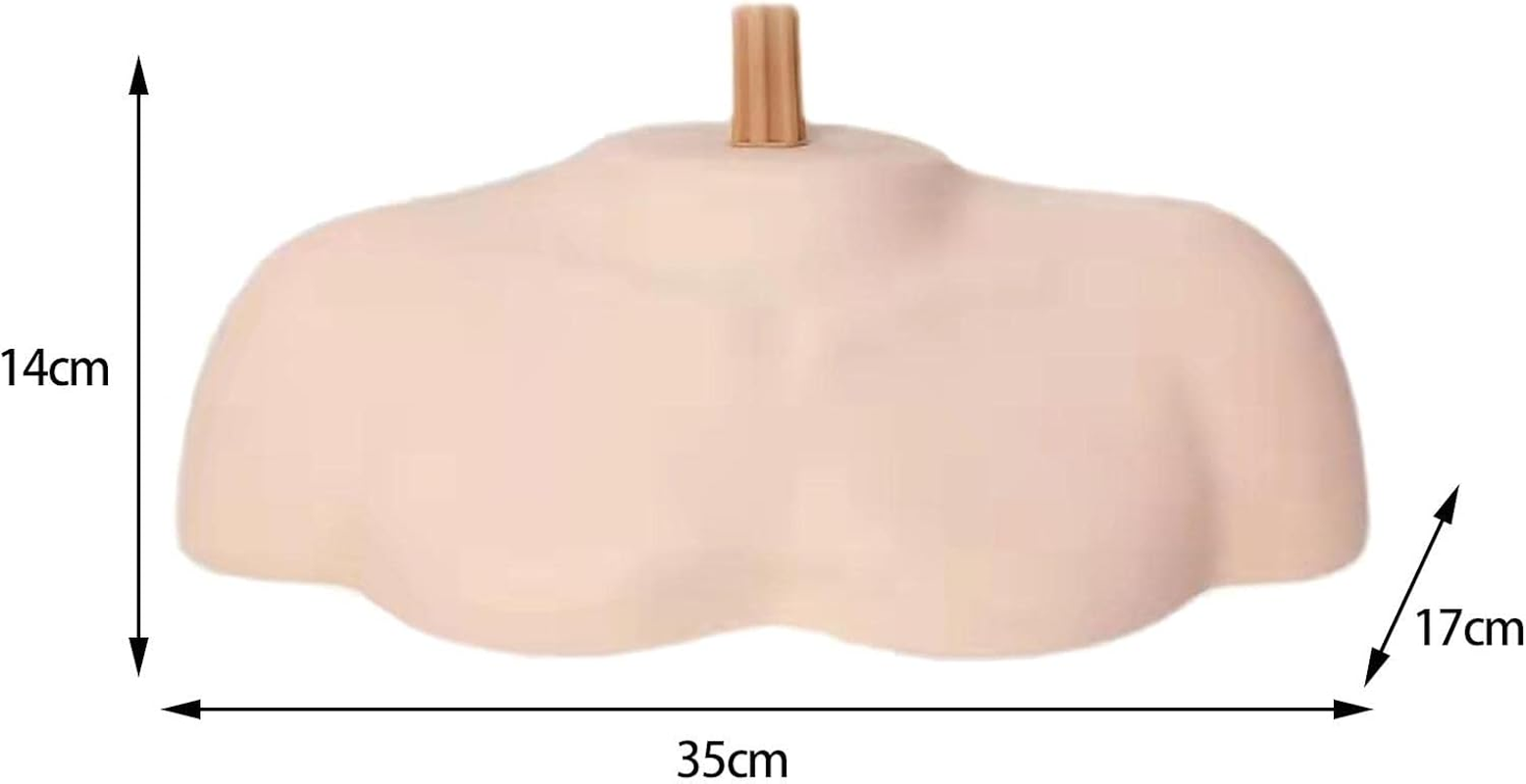 Ysyqkn Cosmetology Mannequin Shoulder Model Bust Shoulder Mannequin Head Stand Support Holder for Training Salon Use Hair Stylist, S, as Described