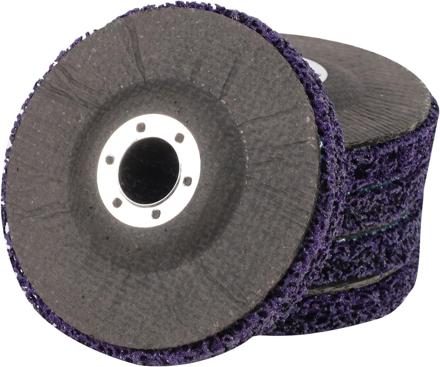 5Pcs Abrasive Wheel Grinder Strip Disc 125 Mm Strip Disc Wheel Paint Rust Removal Clean for Angle Grinder Removal image number 2