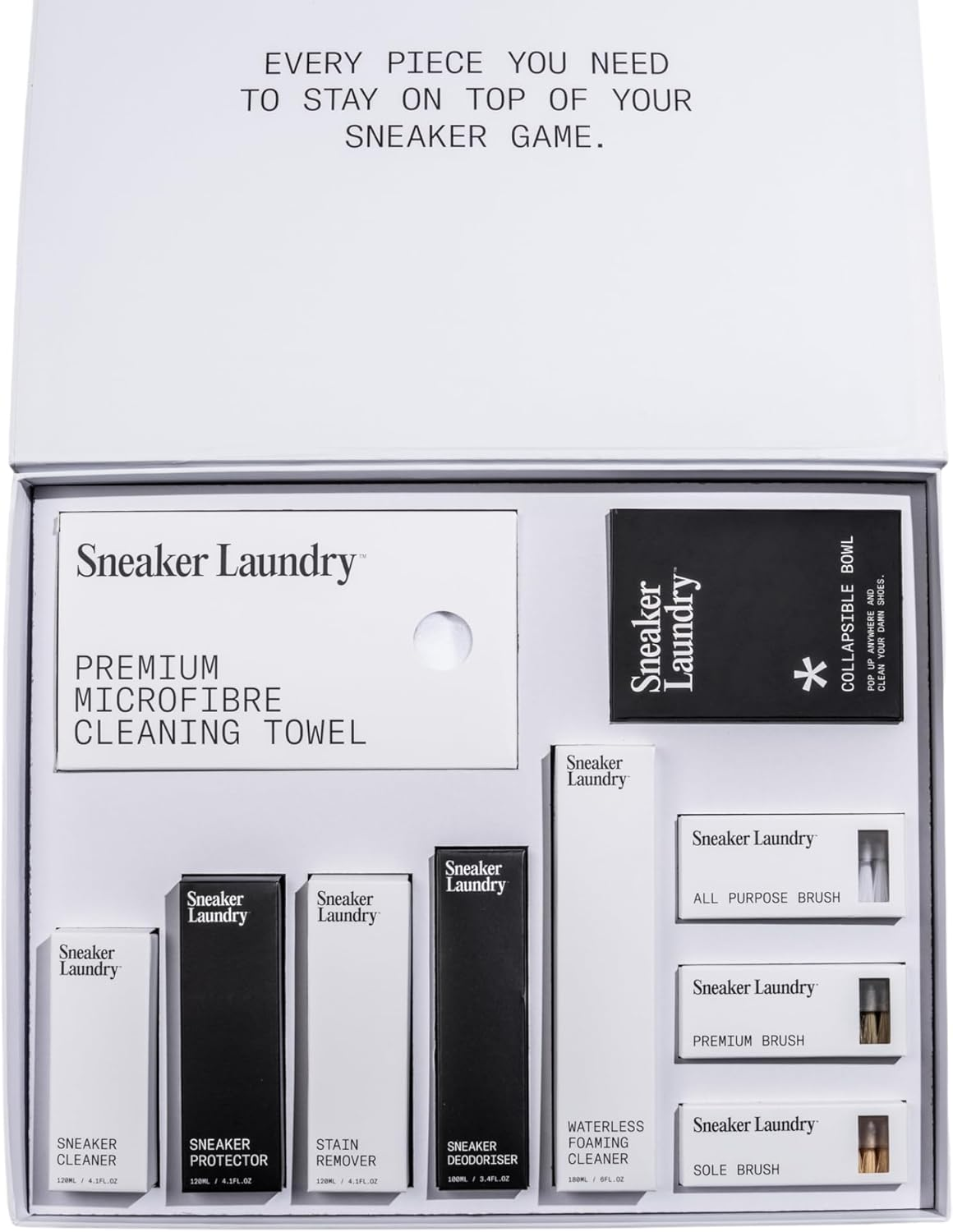 THE SNEAKER LAUNDRY Shoe Cleaning Kit Complete - Sneaker Cleaning Kit to Clean like Professionals - Best Shoe Cleaner Complete Pack Including All Accessories and Advanced Cleaners image number 3
