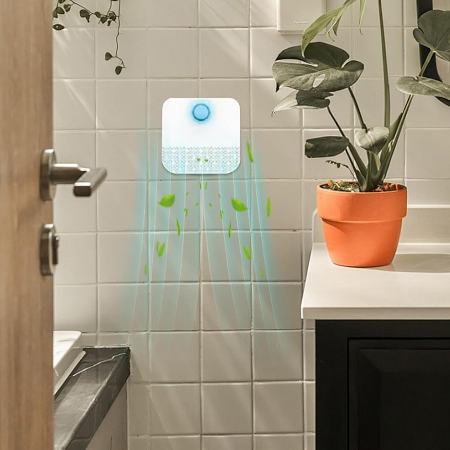 Cat Deodorizer for Litter Box - Safe Poop Odor Remover,Automatic Sensor Litter Freshener - for Home Bathroom House Closet Laundry Indoor Outdoor Floor image number 4