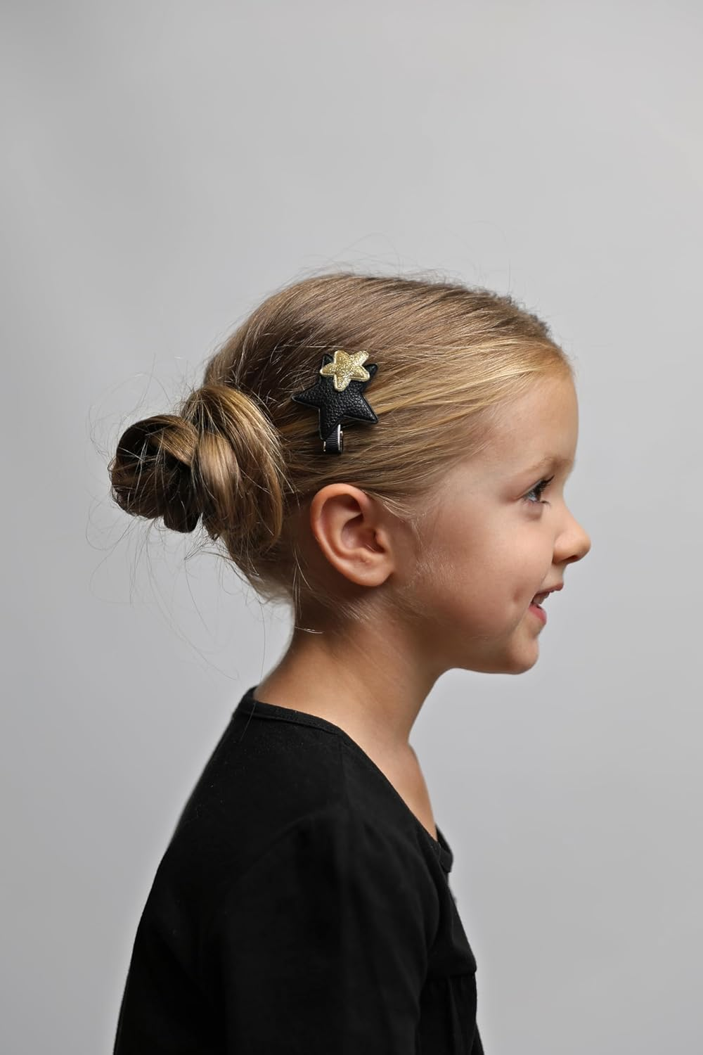 Amira Double Star Clip Set Black Snake/Gold Rush image number 1