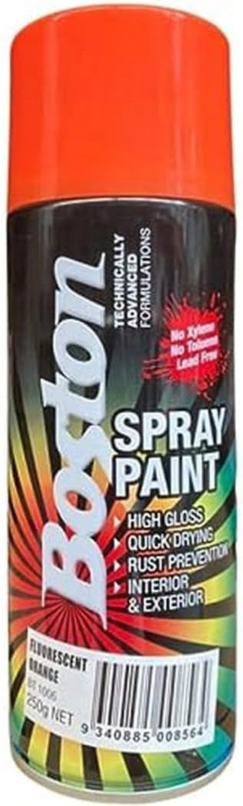 Boston Spray Paint 250 Gram Fluoro Orange