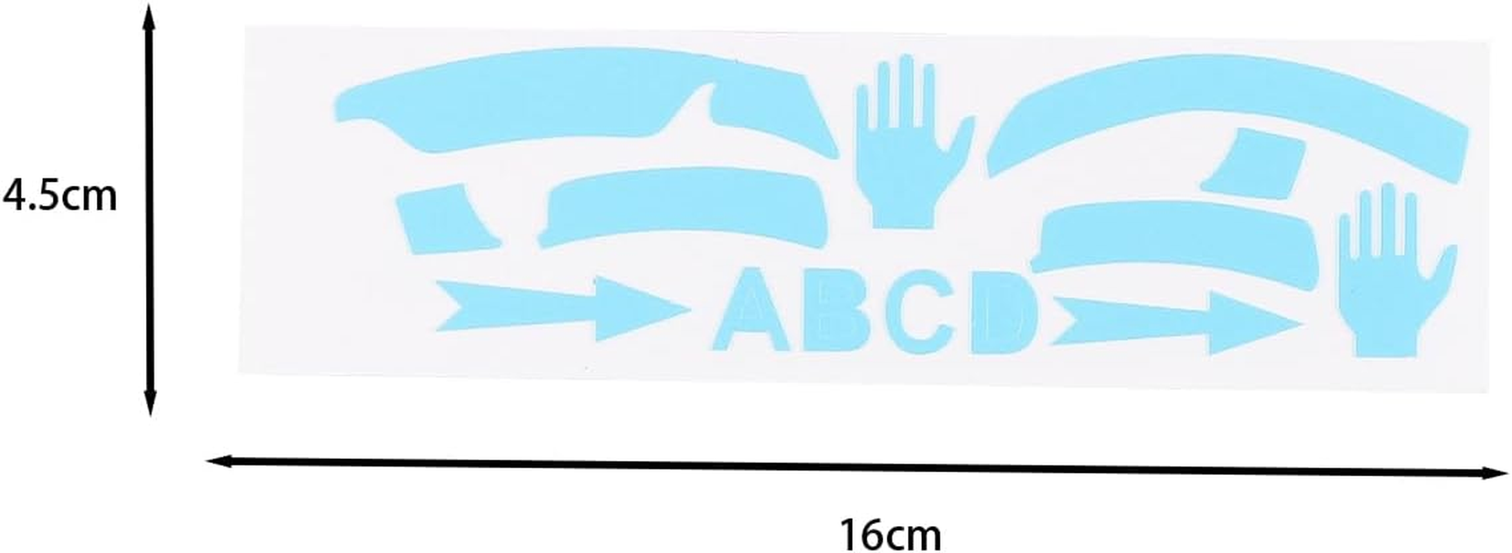 Laroal Drone Fluorescent Stickers Waterproof and Anti-Fouling Luminous Stickers for NEO Drone Accessories Color Change Film Kit image number 6