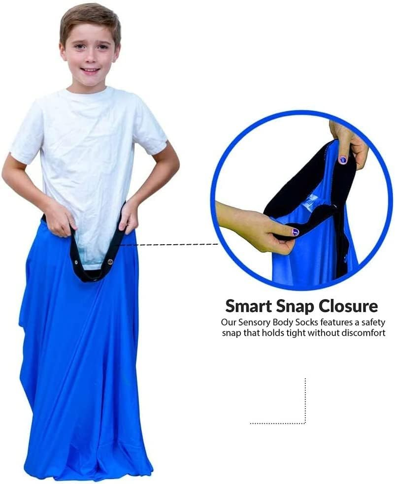 WGUST Kids Autism Sensory Body Sock Breathable Sensitivity Seamless Sox Sensory Full Body Sock for Children & Aldult with Special Needs (Color : Orange, Size : Xl/X-Large-74 * 165Cm) image number 4