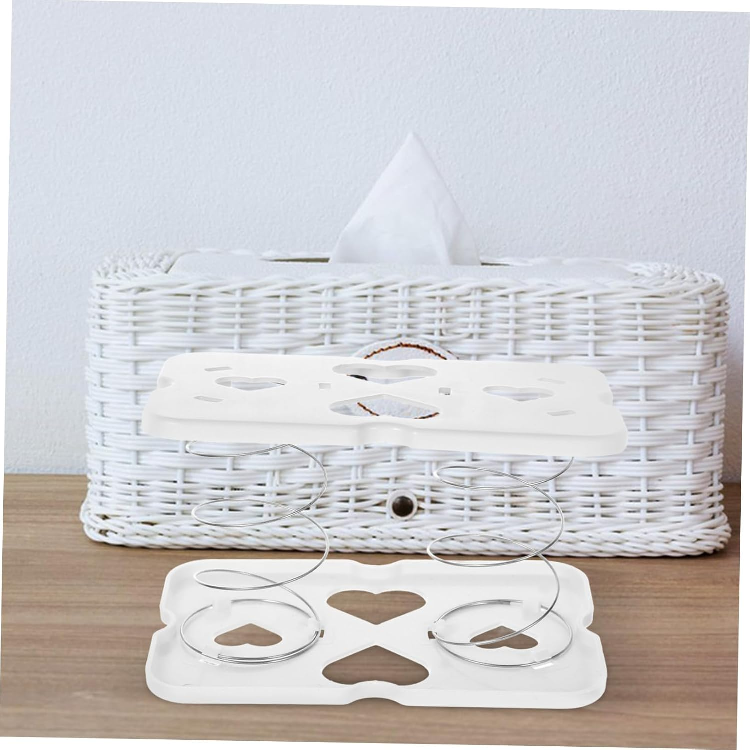 10Pcs Material Tissue Box Spring Support Napkin Box Replacement Springs Tissue Dispenser Holder