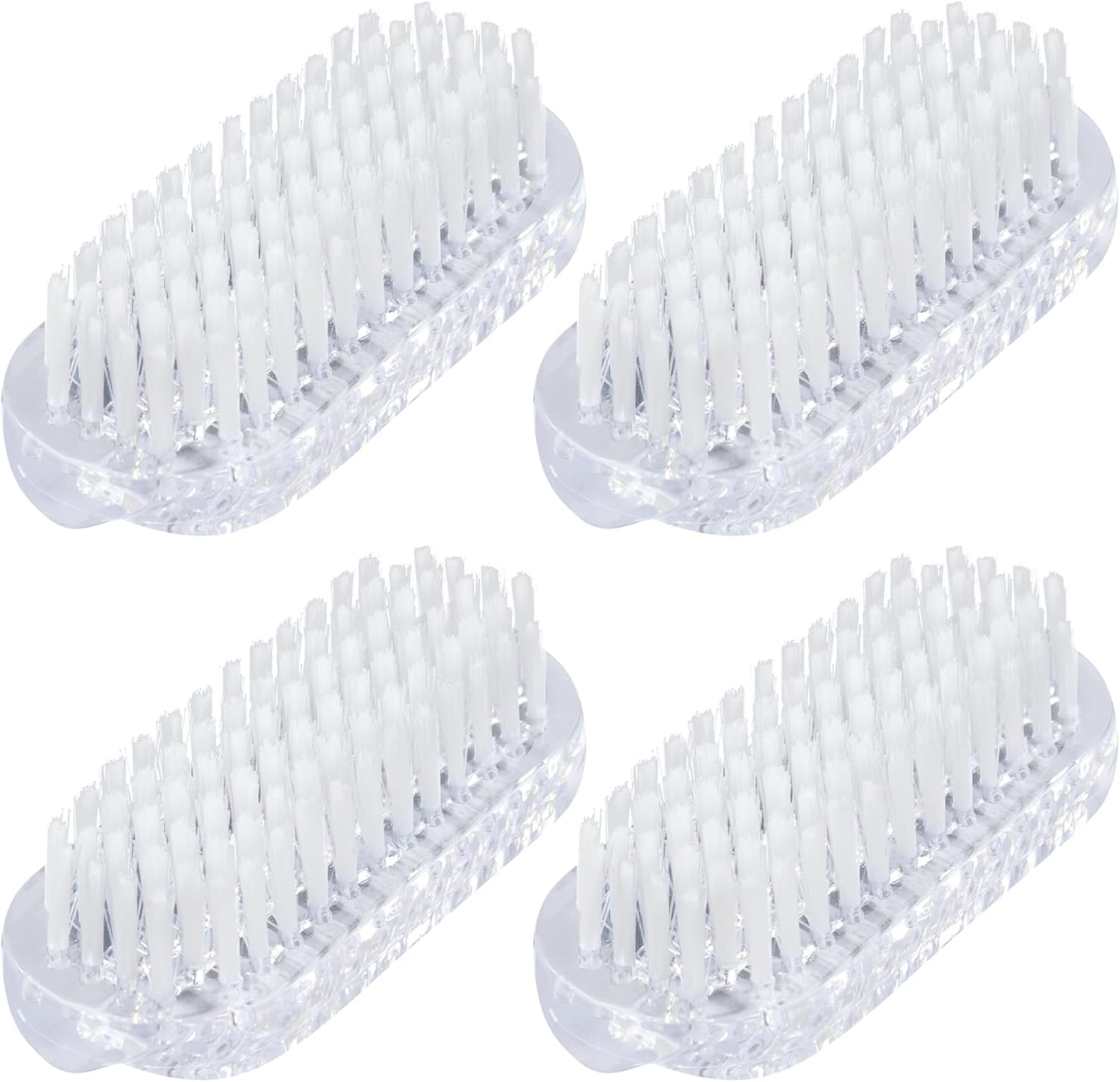 Framendino, 4 Pack Cleaning Nail Brushes Two Sided Hand Scrubbing Brush Plastic Fingernail Toes Scrubber for Women Men image number 4