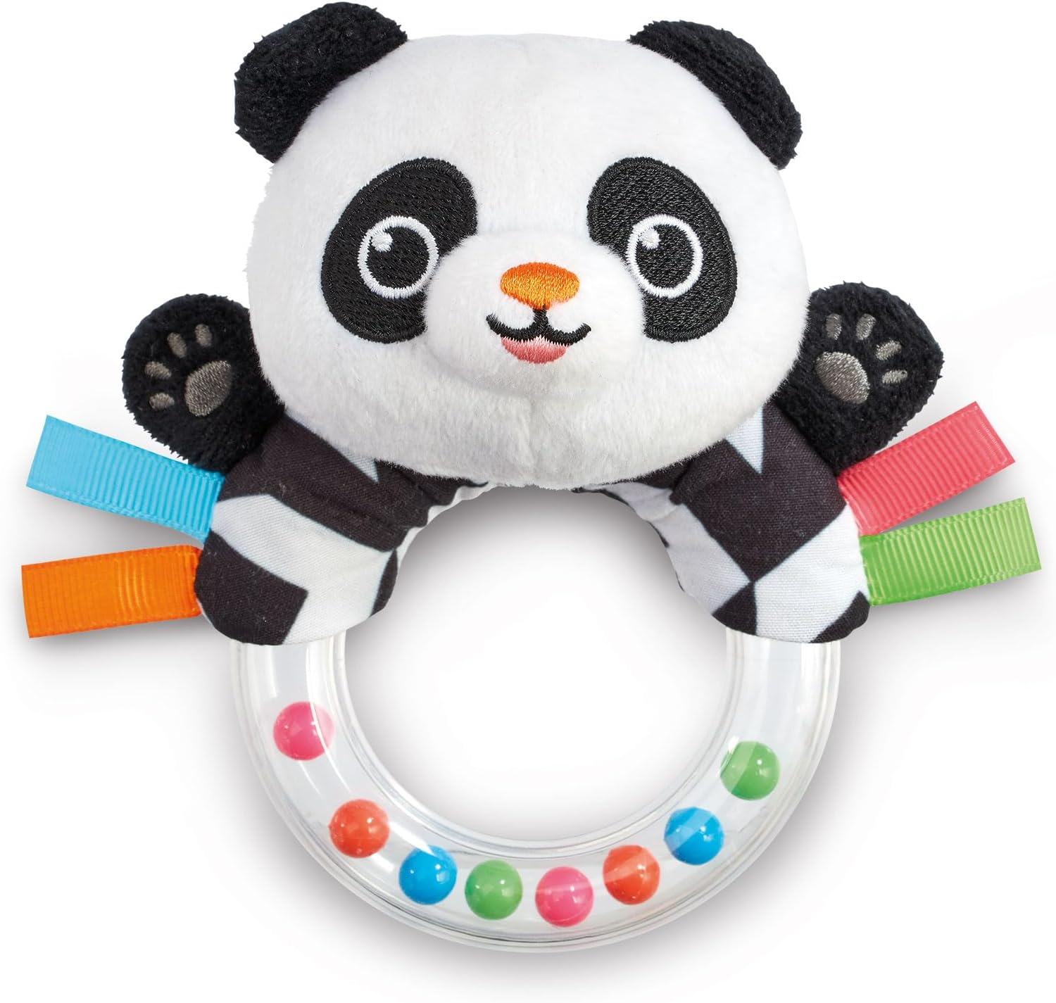 Early Learning Centre Black & White Baby Panda Rattle image number 1
