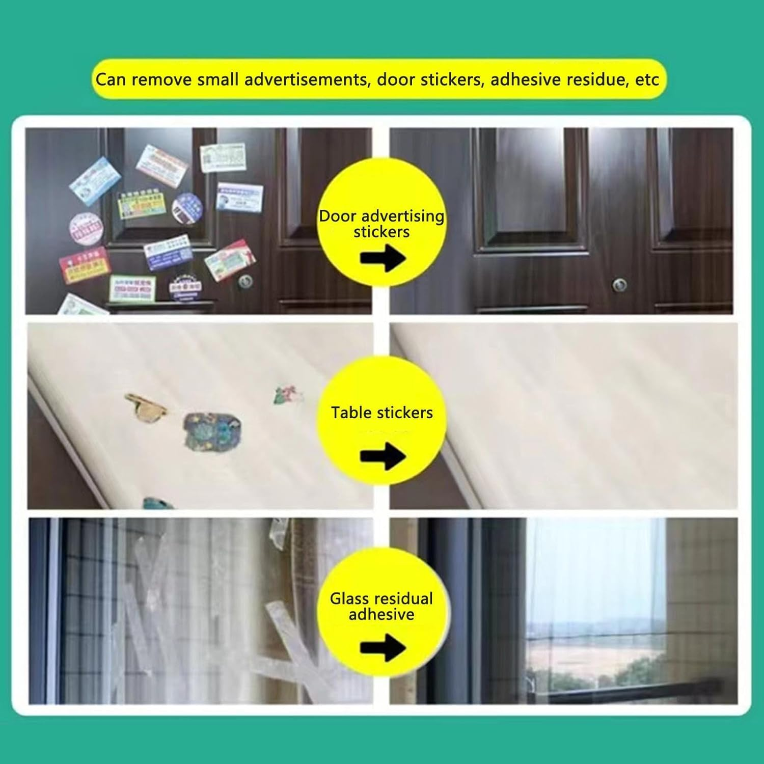 Adhesive Remover Spray, Spray Sticker Lifter and Stain Remover, All Purpose Portable Effective Glue Remover Liquid for Work Space Home Furnishings Puchen image number 6