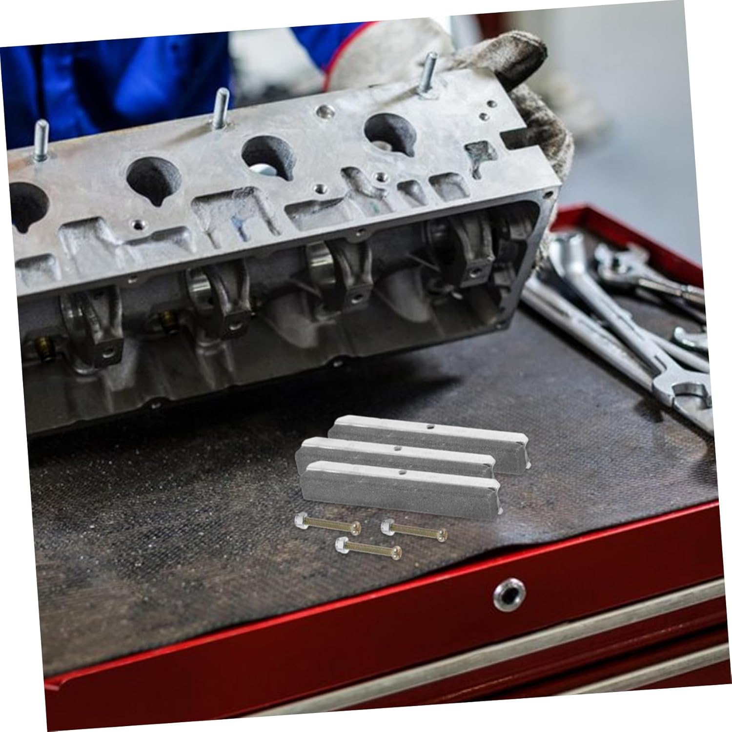 SEWOART 3Pcs Automotive Engine Cylinder Honing Stone Heavy Duty Brake Cylinder Hone Tool Precision Grinding for Car Maintenance Durability image number 1