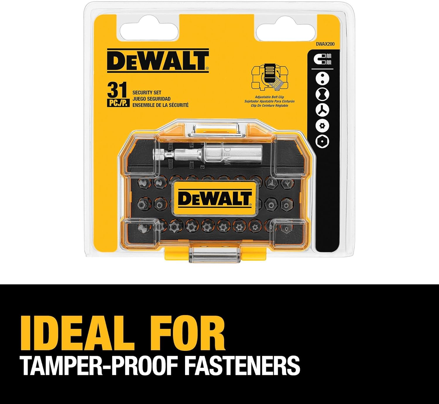 DEWALT DWAX200 Security Screwdriving Set, 31-Piece image number 6