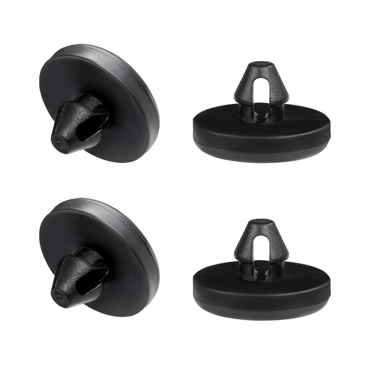 Povtii 4 PCS Brake Switch Stopper, Car Brake Pedal Stop Pad Replacement Compatible with 90541-06036, Automotive Brake Light Switch Pad, Clutch Pedal Stopper Car Accessories