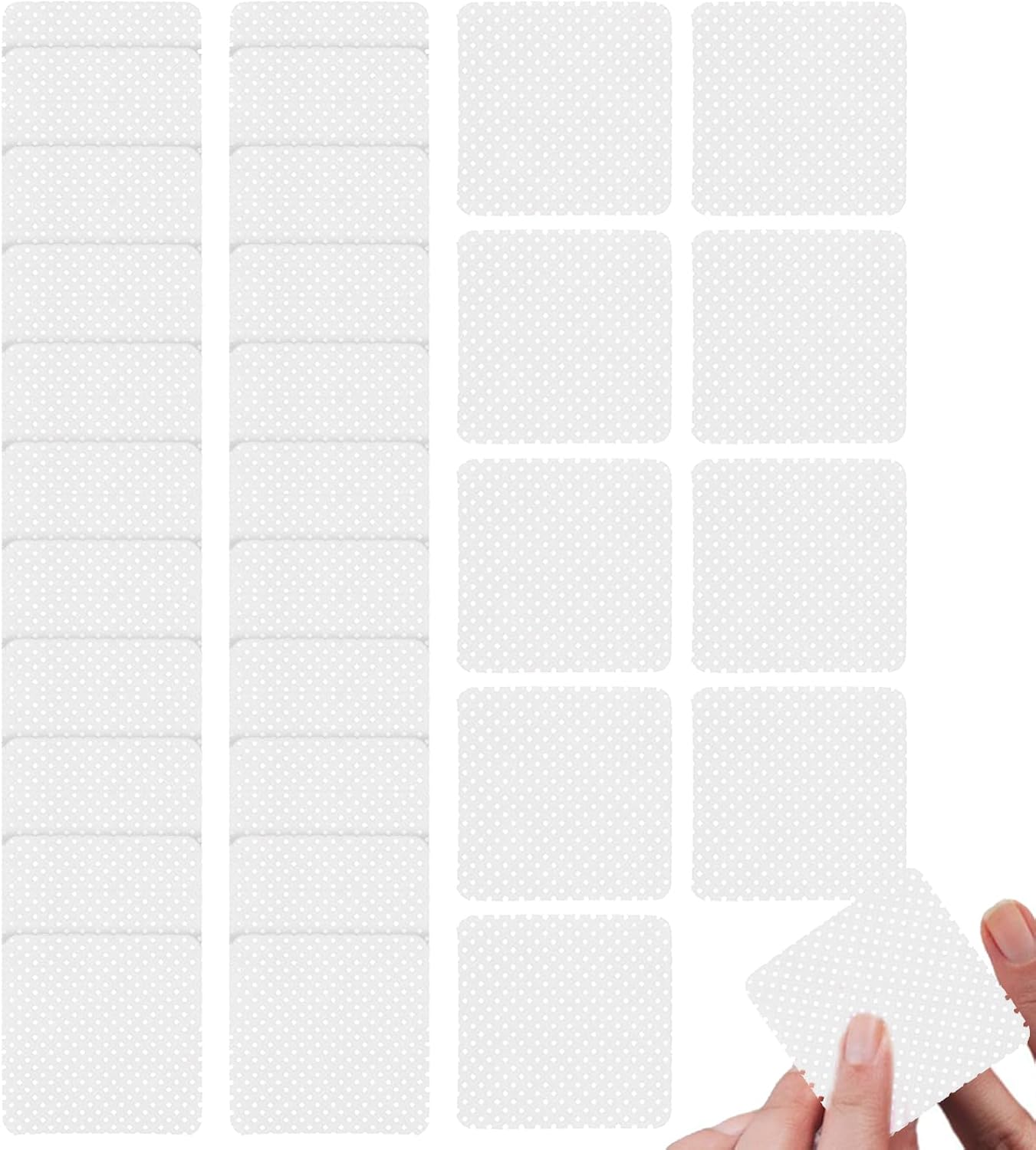 Lint Free Wipes - Nail Wipes Nail Polish Remover 5X5X2Cm | Nails Salon Supplies, Super Absorbent Gel Polish Remover Pads, Eyelash Extensions image number 3