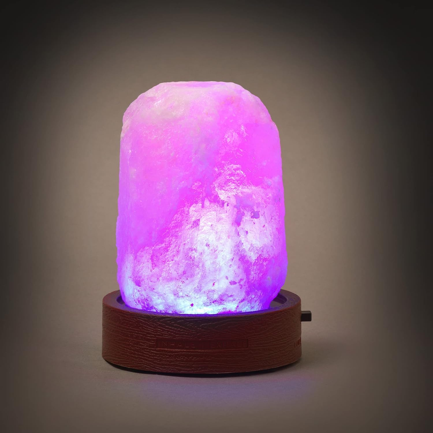Legami - Himalayan Salt Lamp, Mini, &Oslash; 7 Cm, 300/400 G, Chromotherapy, Natural Shape, Luminous Effect, Batteries Not Included, Handmade image number 3