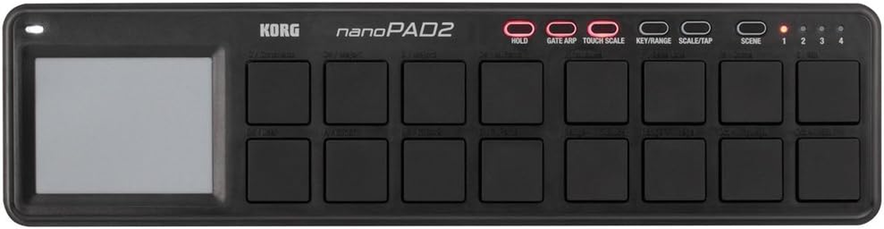 KORG KO-NANOPAD2WH Nanopad 2 Slim-Line USB Portable MIDI Pad Controller, White