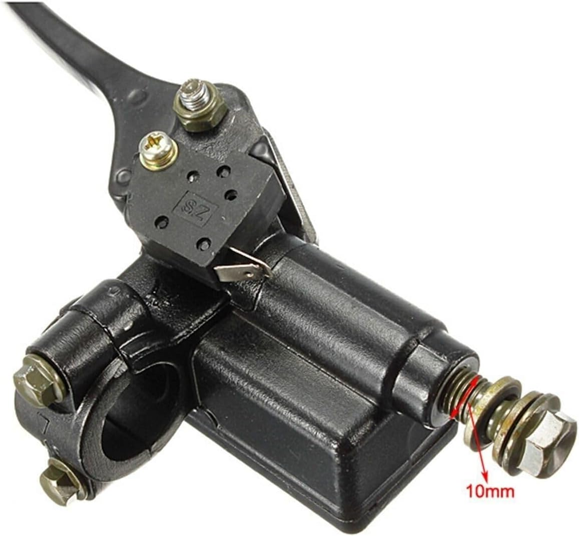 TDR Front Right Hand 10MM Hydraulic Brake Master Cylinder Lever Set for Pit Dirt Bike ATV Quad 50Cc 70Cc 90Cc 110Cc 125Cc 140Cc 150Cc 160Cc 200Cc 250Cc image number 6