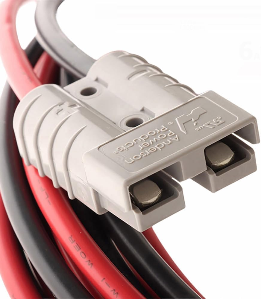 6AWG Anderson Connector to Battery Terminal Eyelet Dia.6Mm with Fused Holder,13.5Mm&sup2; Pure Copper for Solar,Battery Box(Ad-6Mm Eyelets- Fused) image number 4