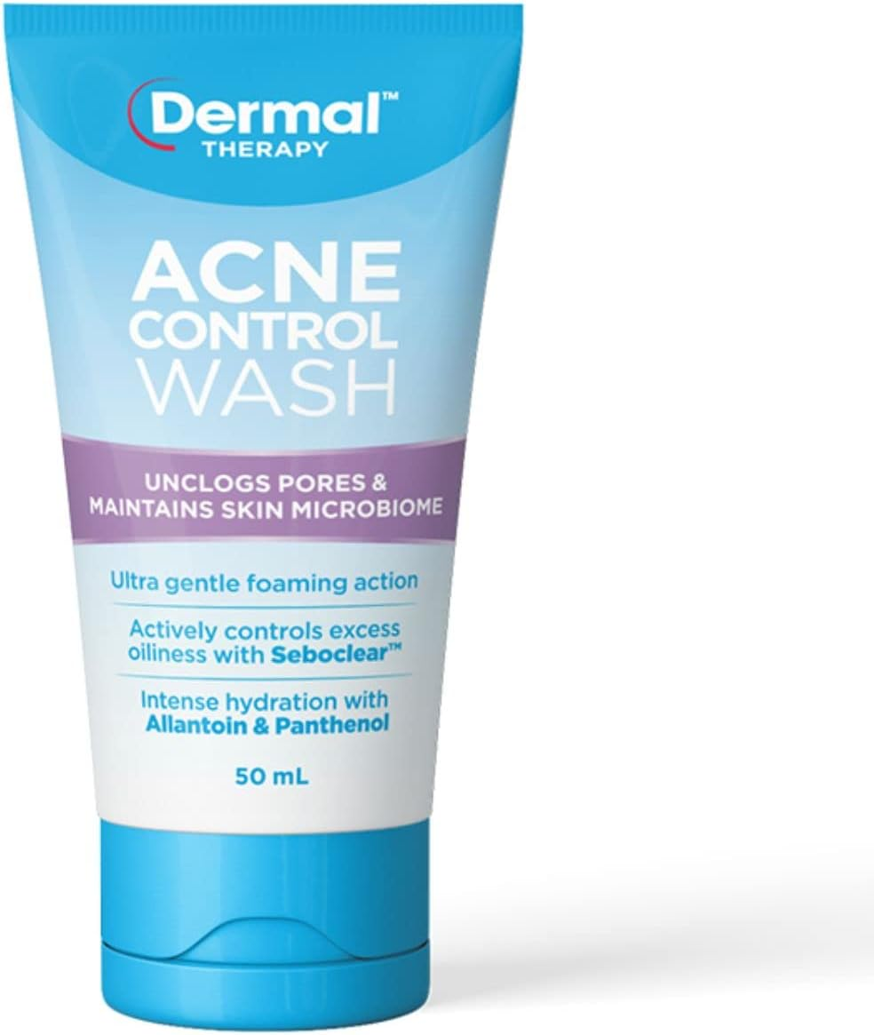 Dermal Therapy Acne Control Kit | Includes: Acne Spot Cream 10G, Acne Control Lotion 28Ml, and Acne Control Wash 50Ml