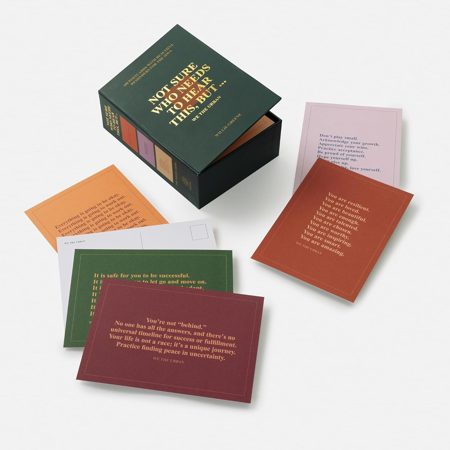 Not Sure Who Needs to Hear This, but . . . : WE the URBAN: 100 Postcards with Beautiful Reminders for the Soul image number 3