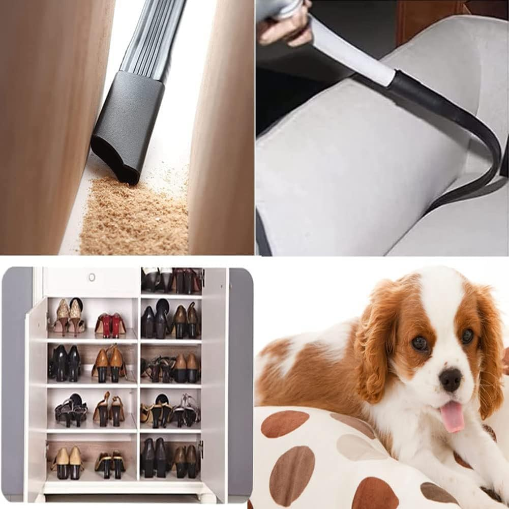 Synpinya 1 1/4Inch Vacuum Spare Parts Accessories and Attachments, Household Cleaning Vacuum Brush Attachment Nozzle Flexible Crevice Tool image number 5