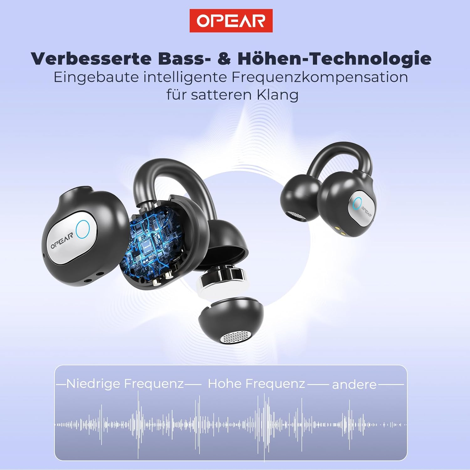 AI Translator Headphones, Real-Time Translation Earbuds, Bluetooth Translation Headphones, 134 Voice Translation, with Real Time Translation, for Travel and Learning image number 4