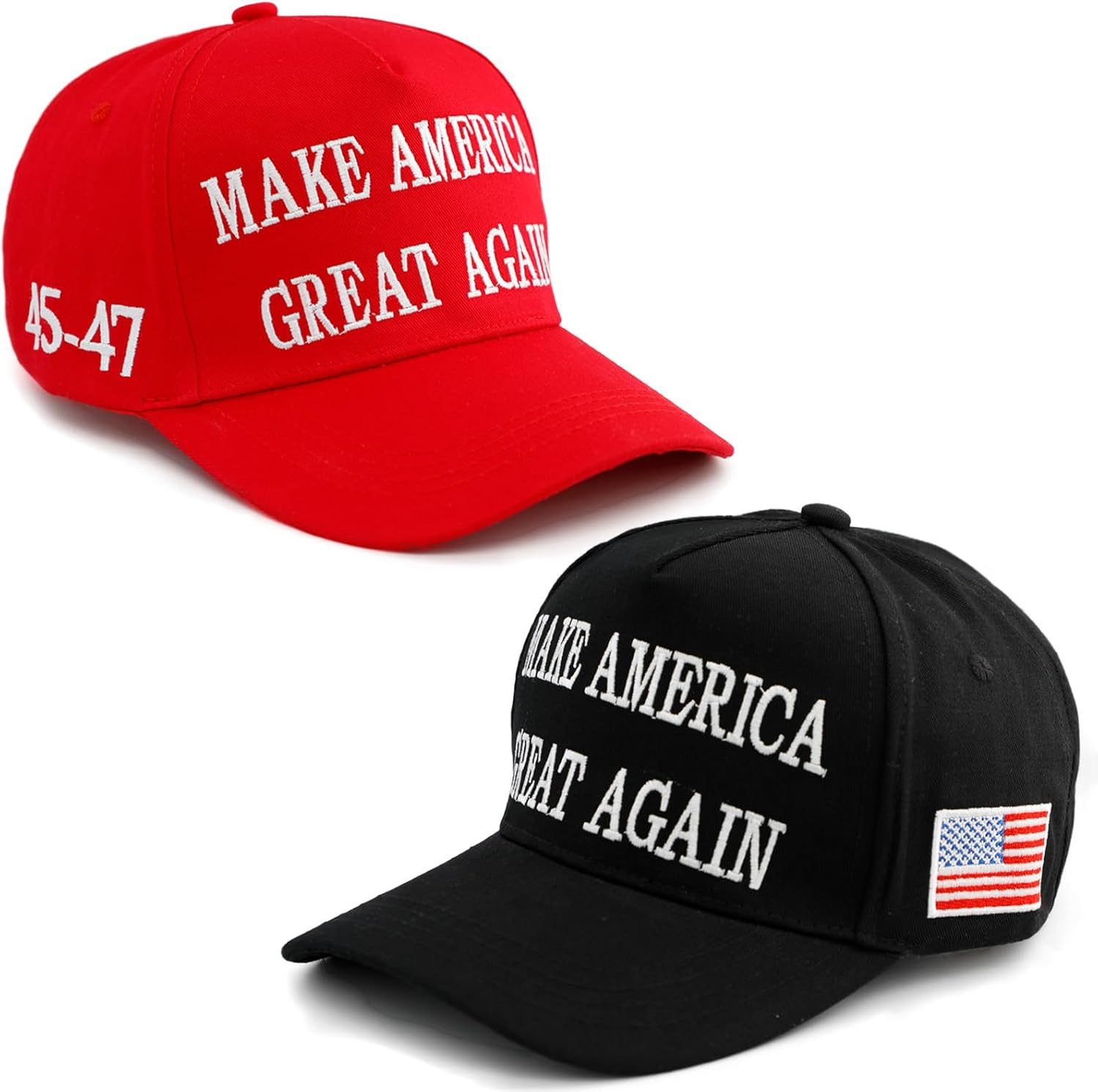 Nigua MAGA Hat,45-47 Trump 2024 Hat Make America Great Again Slogan Baseball Cap