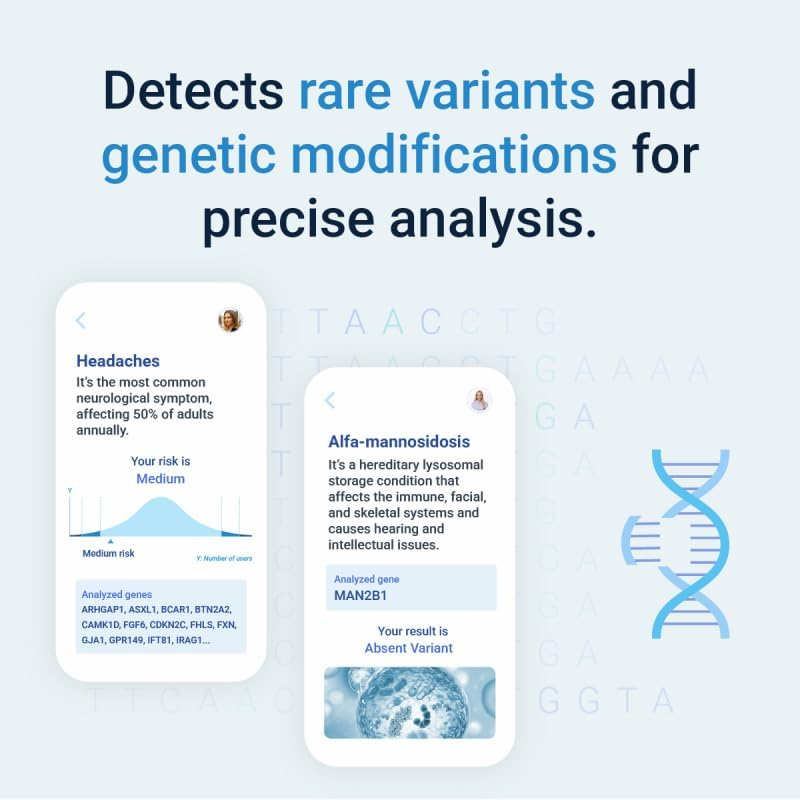 Tellmegen Ultra Genetic Test (Health + Traits + Wellness + Ancestry) Whole Genome Sequencing | over 600 Reports image number 4