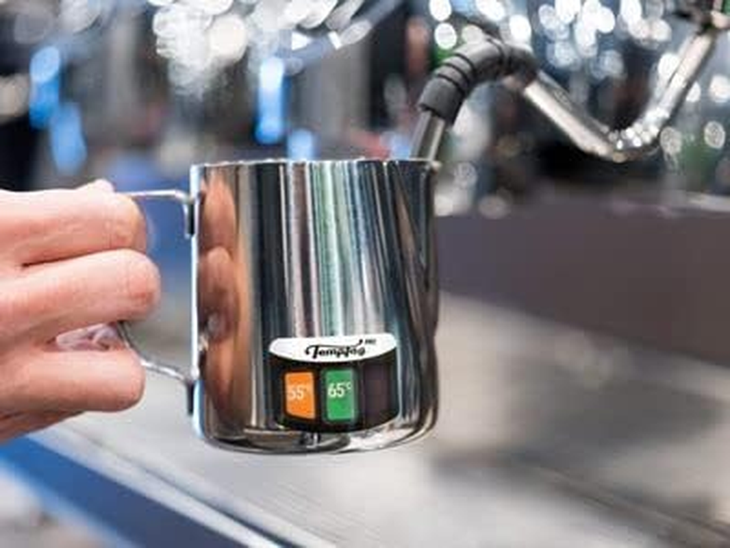 Color Changing Temperature Tag for Metal Milk Jugs Indicates Ideal Milk Temperature (4) image number 3