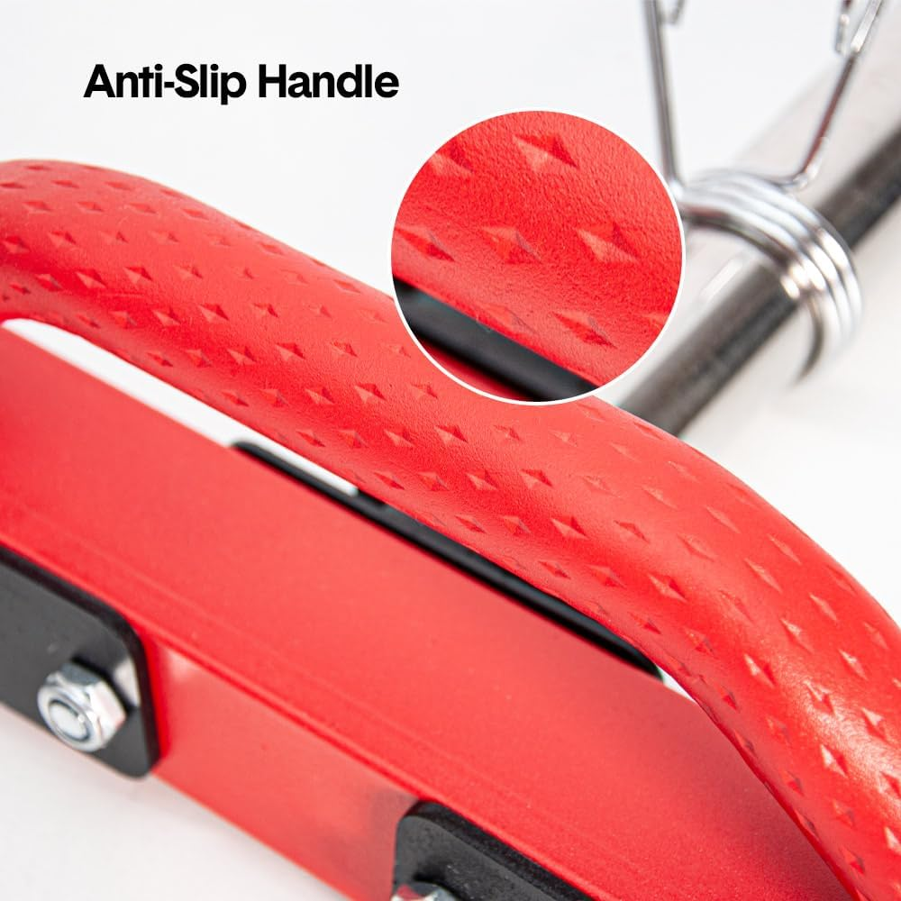 ALSTON Heavy Duty Hex Trap Bar Olympic Deadlift Squat Bars Max 300Kg Load Hexagonal Bar with 2 Spring Clasps and Handles for Home Gym Squat Shrug and Farmer Walk