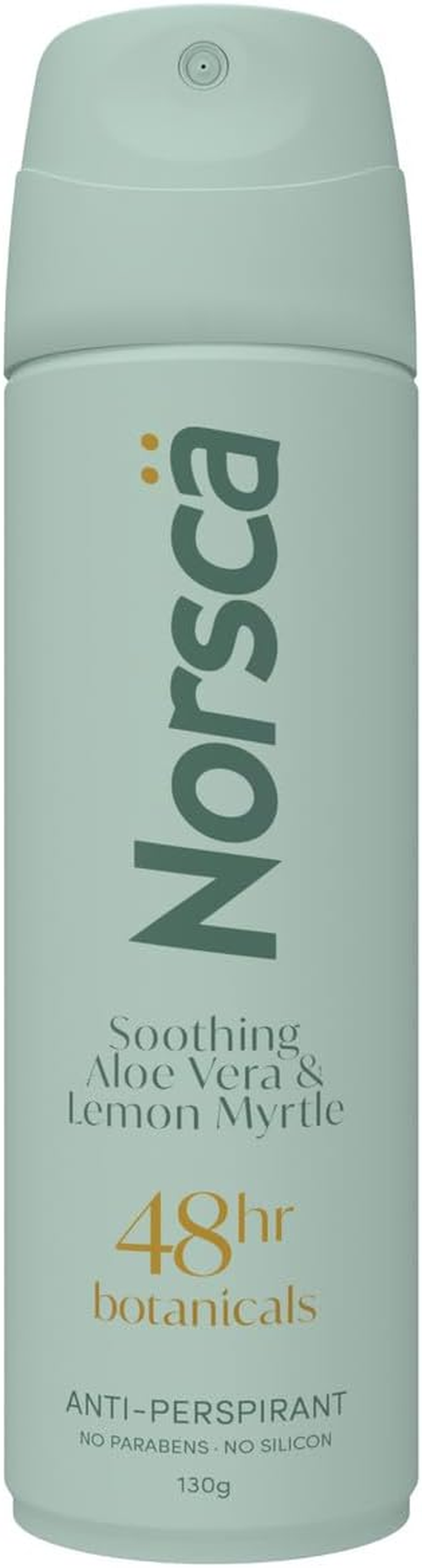 Norsca Aloe Vera and Lemon Myrtle 48H Anti-Perspirant Deodorant 130 G
